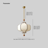 Aura Pendant Light Lantern Fabric