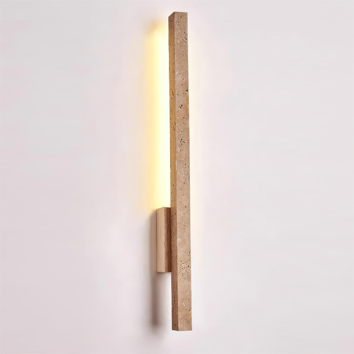 Opalyn Slim Travertine Wall Lamp