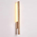 Opalyn Slim Travertine Wall Lamp
