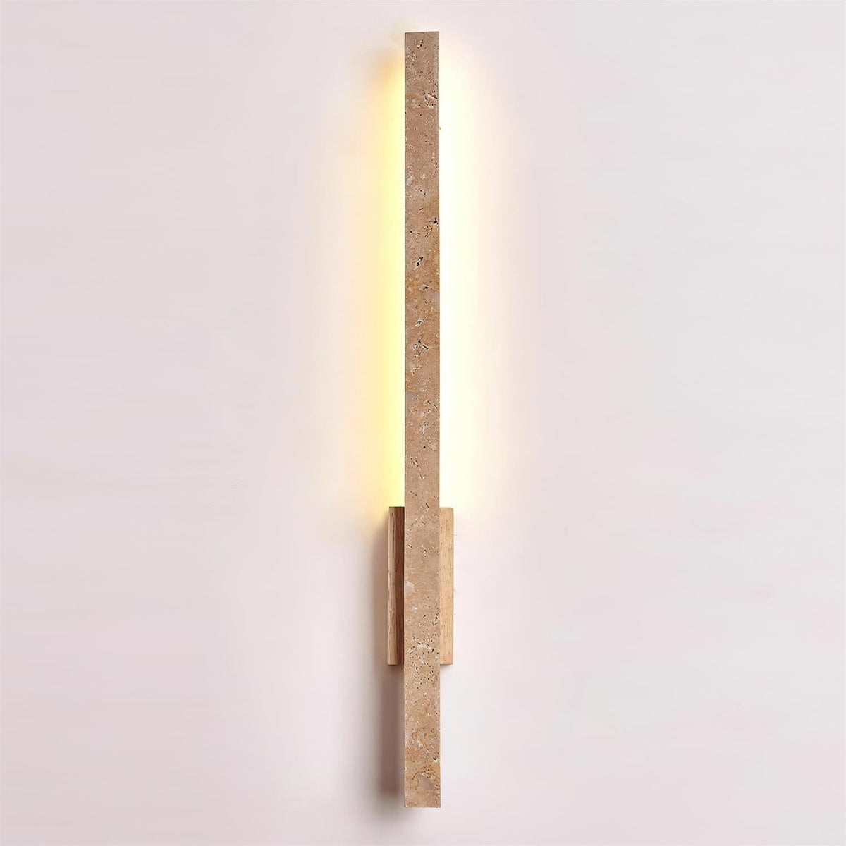 Opalyn Slim Travertine Wall Lamp