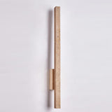 Opalyn Slim Travertine Wall Lamp