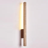 Opalyn Slim Travertine Wall Lamp