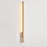 Opalyn Slim Travertine Wall Lamp