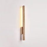Opalyn Slim Travertine Wall Lamp