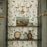 Victor Wall Lamp Black Bronze Fabric