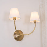Victor Wall Lamp Black Bronze Fabric