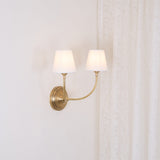 Victor Wall Lamp Black Bronze Fabric