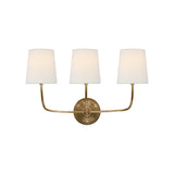 Victor Wall Lamp Black Bronze Fabric