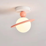 Pivoro Red and White Ceiling Light
