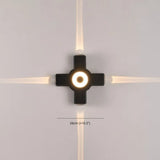 Ovelo Modern Waterproof Minimalist Cross Outdoor Wall Light Garden/Corridor