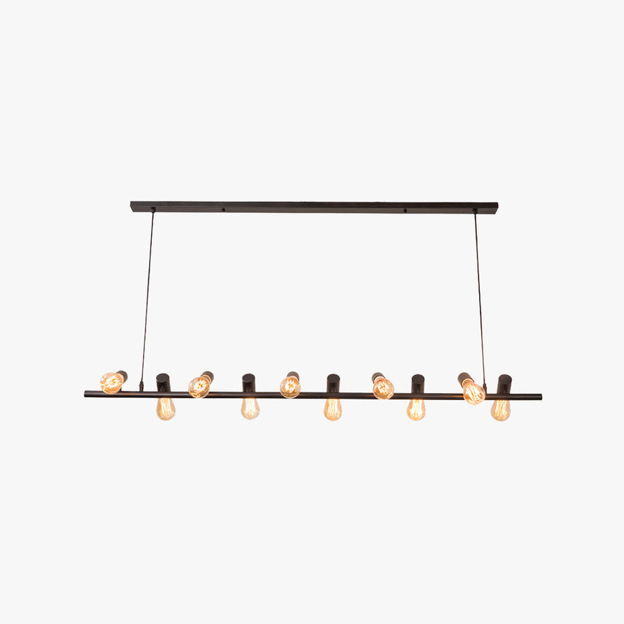 Epoch Vintage LED Chandelier Black Metal Dining/Living Room/Bar