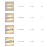 Arisha LED Metal Indoor Wall Lamp Rotatable, White