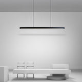 Orva Minimalist Classic Black & White Linear Pendant Light