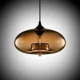 Valentina Modern Bread Shaped Glass Pendant Light, 6 Colour