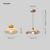 Calia Flower Glass Ceiling/Pendant Light