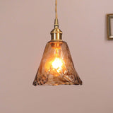 Zina Pendant Light Glass&Brass