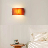 Aria Modern LED Indoor Wall Lamp Orange/Green Resin Bedroom