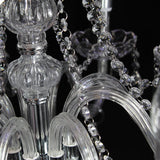 Silva Luxury Candlestick Clear Crystal Chandelier